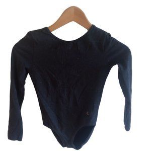 Petit bateau- Shimmery blue long-sleeved bodysuit size 10